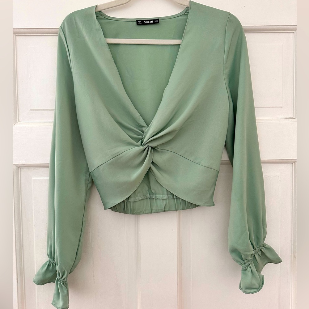 Women’s Green Crop Top